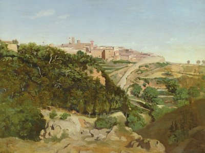 Volterra, 1834 de Jean Baptiste Camille Corot